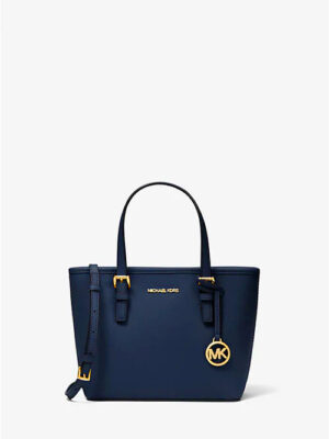 MICHAEL KORS Jet Set Travel Small Tote Bag in Navy