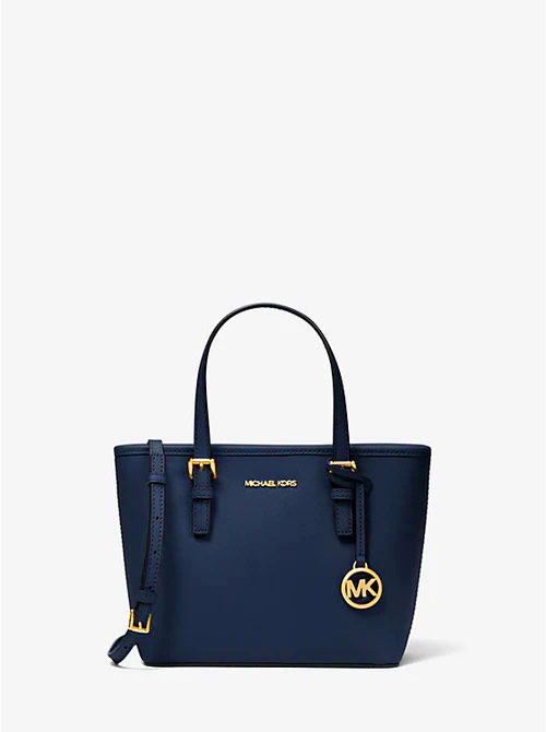 MICHAEL KORS Jet Set Travel Small Tote Bag in Navy