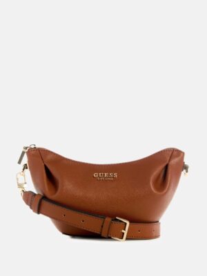 GUESS Amorette Shoulder & Clutch Bag in Brown