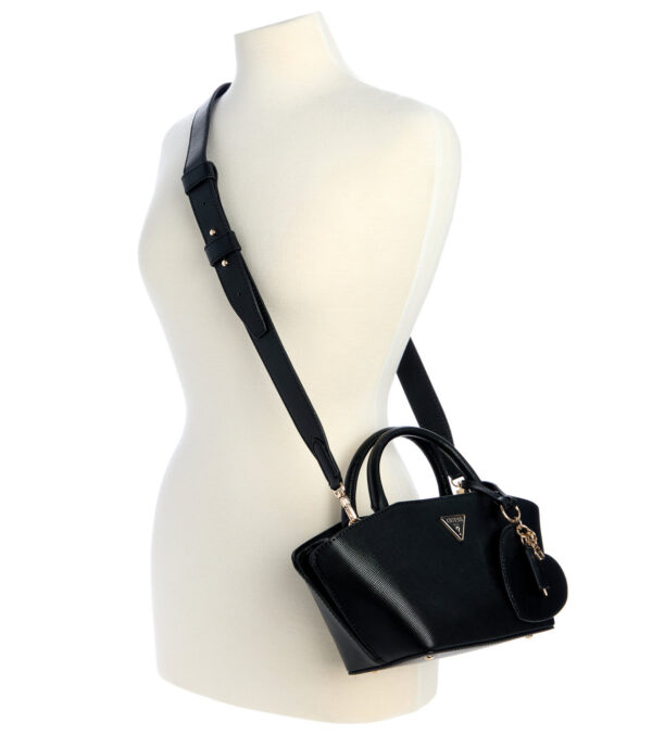 GUESS Bolena Medium Satchel & Crossbody Bag in Black