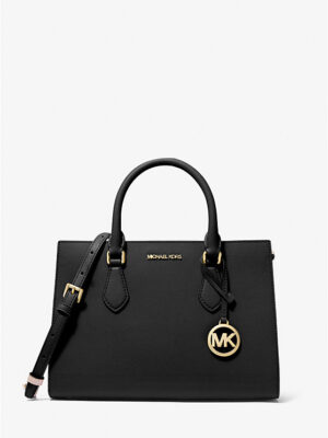 MICHAEL KORS Sheila Medium Satchel in Black