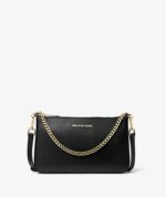 MICHAEL KORS Gift Box Set Of Leather Crossbody Bag and Card Holder in Black