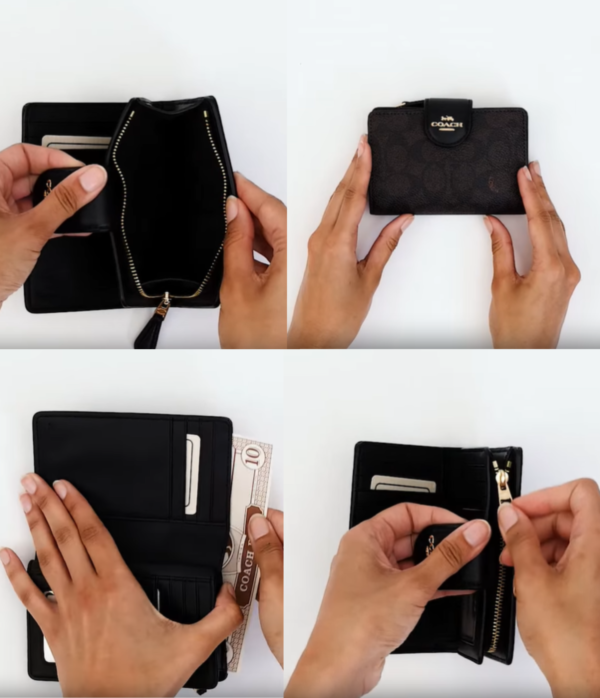 COACH Bifold Wallet in Black