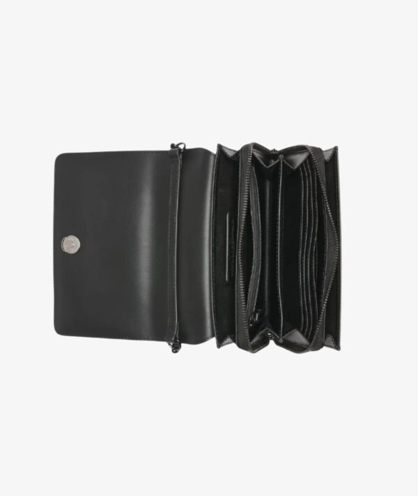 KARL LAGERFELD Lourdes Crossbody in Full Black