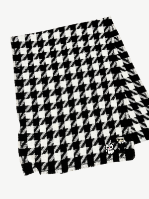 KARL LAGERFELD Scarf in Black and White