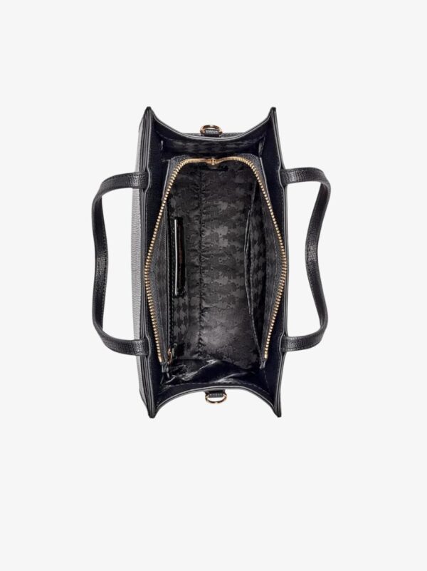 KARL LAGERFELD Maybelle Satchel with Golden Pins In Black