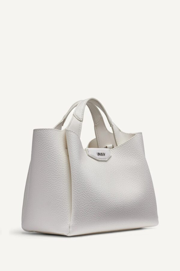 DKNY Small Willa Satchel & crossbody Bag in Snow White