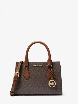 MICHAEL KORS Sheila Top Handle & Crossbody Bag in Signature Brown