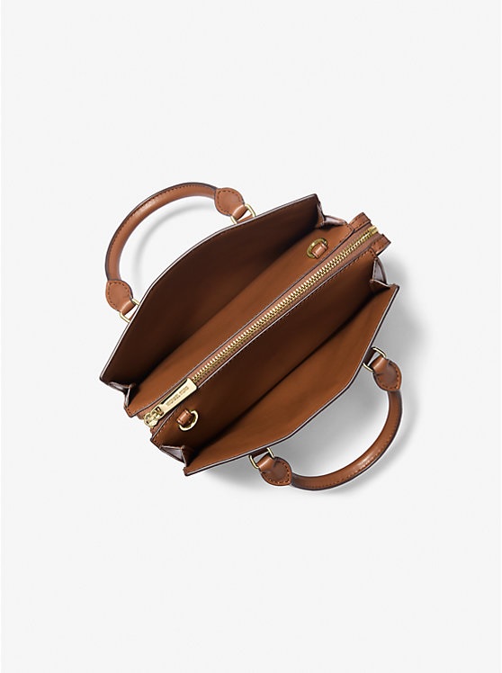 MICHAEL KORS Sheila Top Handle & Crossbody Bag in Signature Brown