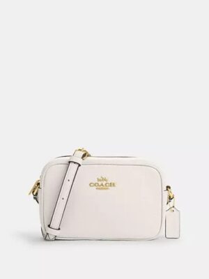 COACH Mini Jamie Camera Crossbody Bag in White