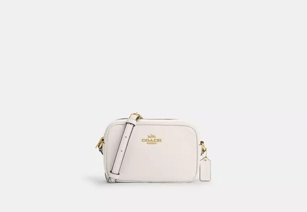 COACH Mini Jamie Camera Crossbody Bag in White