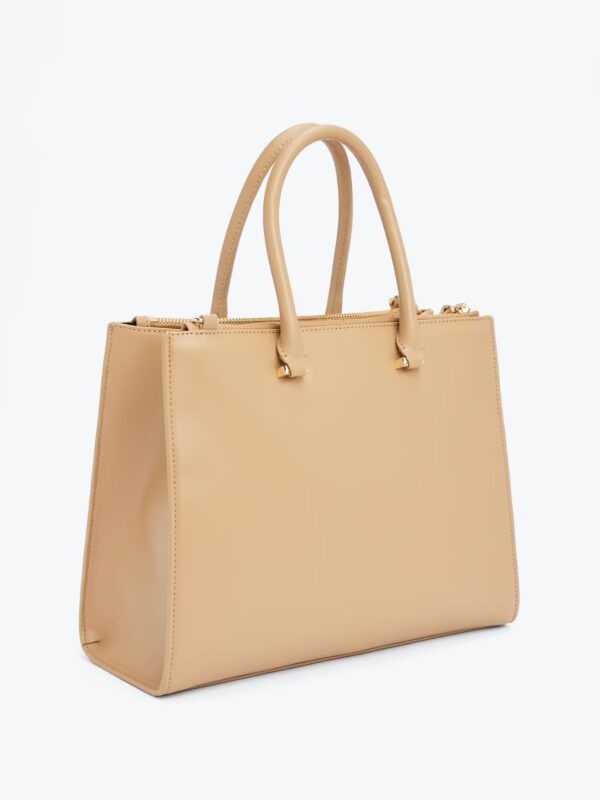 TOMMY HILFIGER Eternity Satchel Bag in Sandy Beige