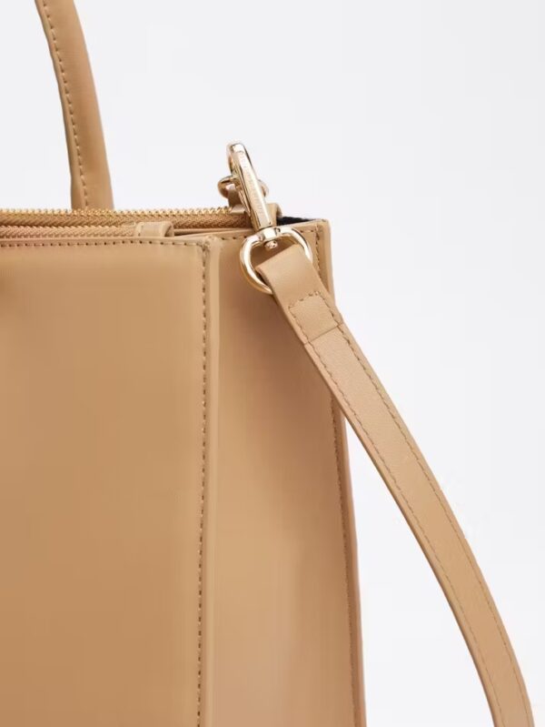 TOMMY HILFIGER Eternity Satchel Bag in Sandy Beige