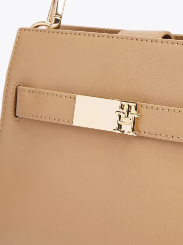 TOMMY HILFIGER Small Satchel and Crossbody Bag In Taupe