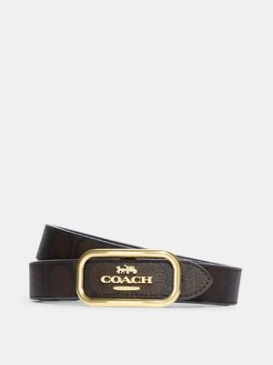 COACH Morgan Belt in signature Brown