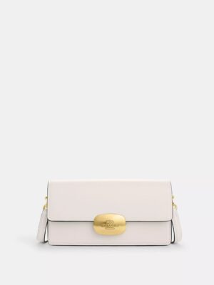 COACH Eliza Small Flap Crossbody in Cream