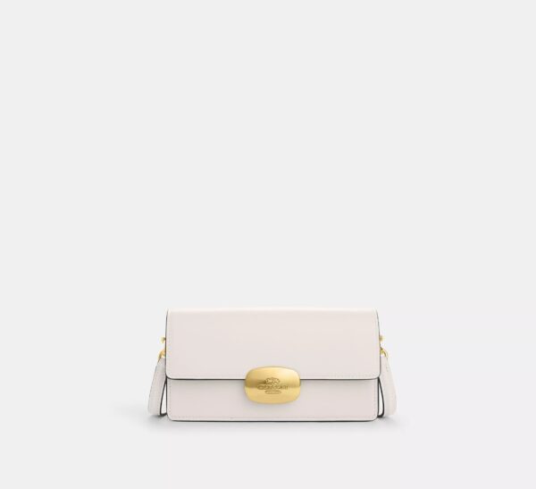 COACH Eliza Small Flap Crossbody in Cream