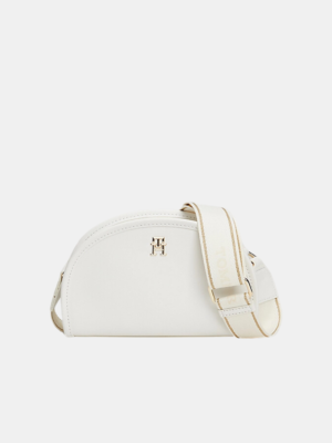 TOMMY HILFIGER Half Moon Camera Bag in White