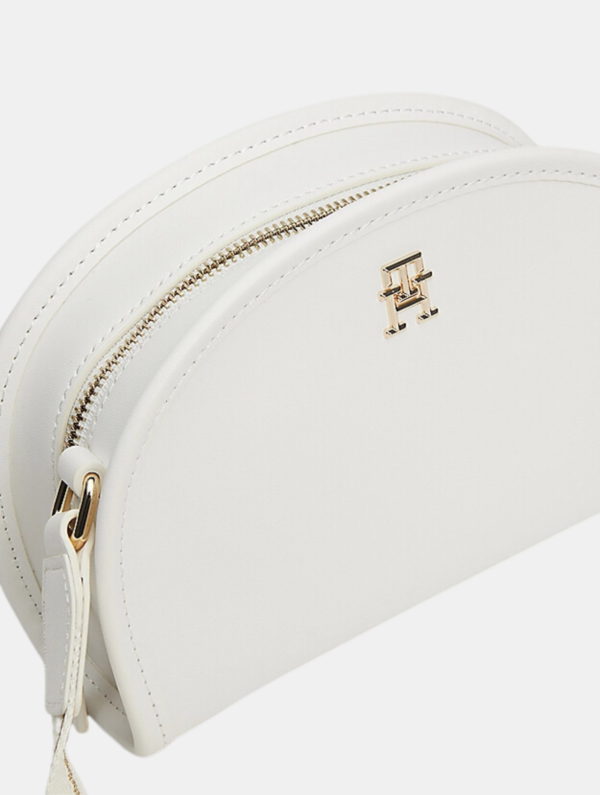 TOMMY HILFIGER Half Moon Camera Bag in White