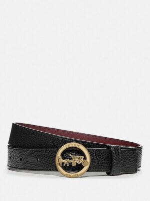 COACH Belt Carriage Black