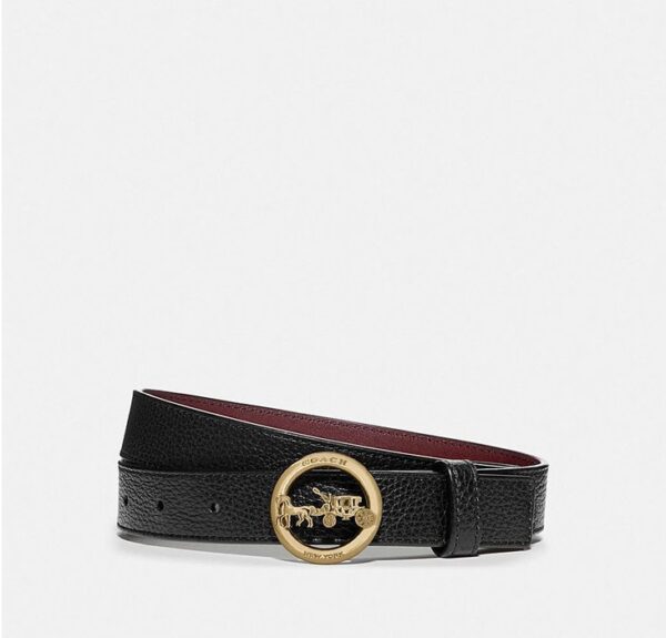 COACH Belt Carriage Black