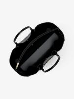 Michael Kors Carson Large Pebbled Leather Tote Bag In Black