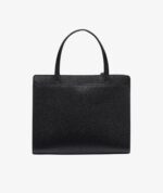 KARL LAGERFELD MAYBELLE SATCHEL BAG WITH CHOUPETTE CHARM in Black