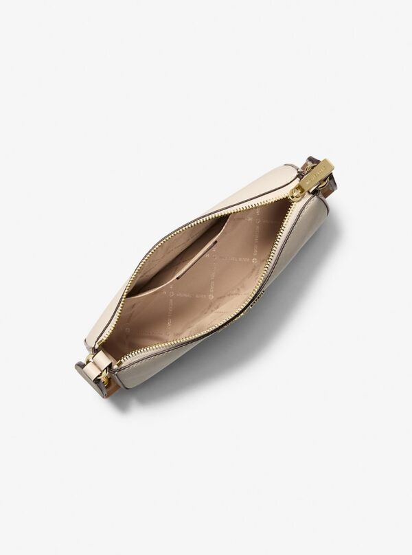 MICHAEL KORS Jet Set Saffiano Leather Crossbody Bag with Case for Apple Airpods Pro IN Cream