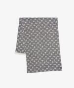 KARL LAGERFELD KARL ICON REVERSIBLE SCARF IN GREY