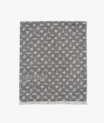 KARL LAGERFELD KARL ICON REVERSIBLE SCARF IN GREY