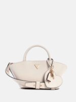 GUESS BOLENA MINI SATCHEL IN WHITE