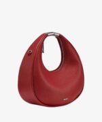 DKNY Margot Crescent Small Crossbody Bag in RUBY RED