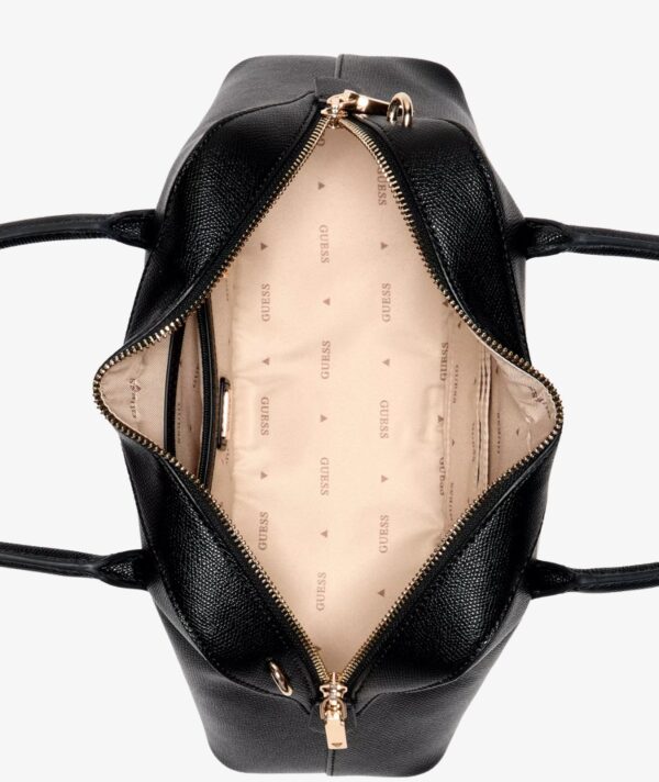 GUESS Davina Medium Satchel Bag IN BLACK