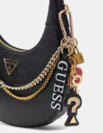GUESS Davina Small Shoulder Bag IN BLACK