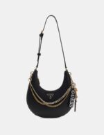 GUESS Davina Small Shoulder Bag IN BLACK