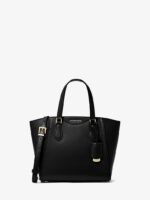 Michael Kors Taryn Small Leather Convertible Bag IN BLACK