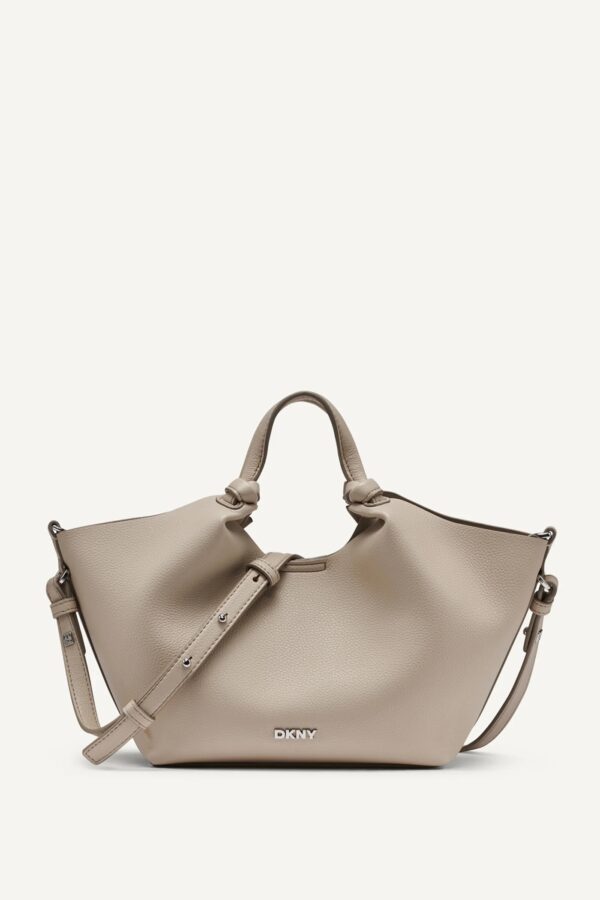 DKNY Paula Commuter Small Tote Bag in Light Taupe