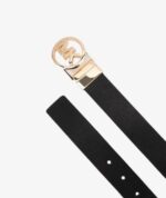 Michael Kors Reversible 2 IN 1 Logo and Smooth Belt IN BROWN AND BLACK