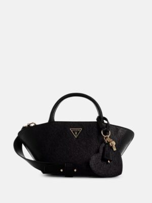 GUESS BOLENA MINI SATCHEL IN BLACK