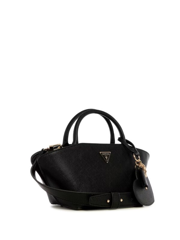 GUESS BOLENA MINI SATCHEL IN BLACK