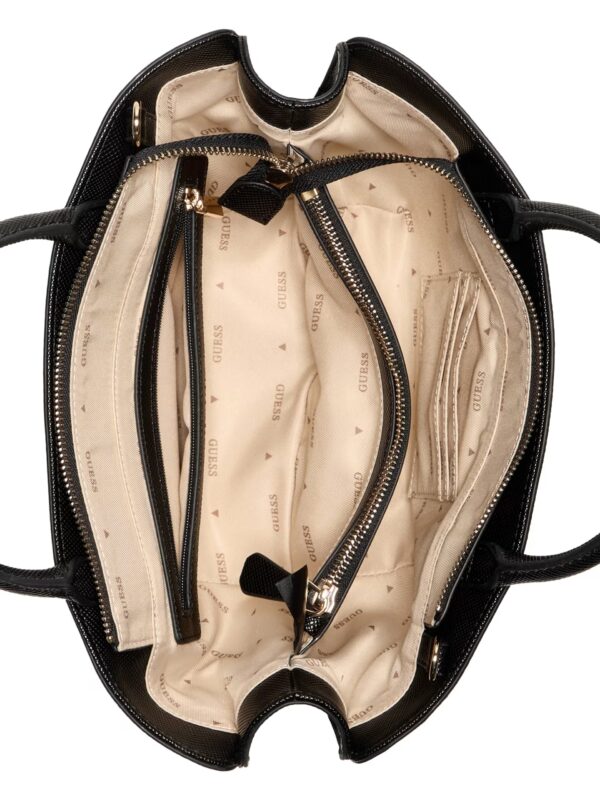 GUESS BOLENA MINI SATCHEL IN BLACK