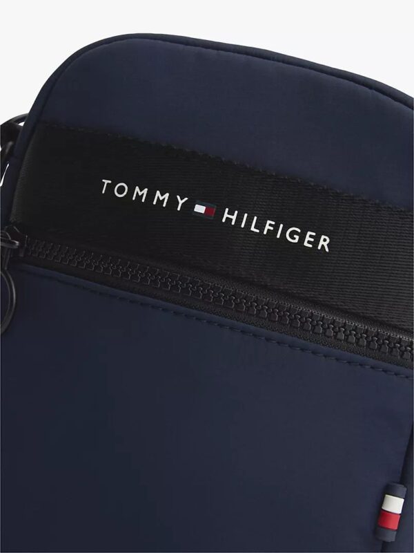 TOMMY HILFIGER MEN Tommy Logo Mini Reporter Bag in Navy