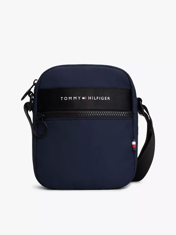 TOMMY HILFIGER MEN Tommy Logo Mini Reporter Bag in Navy