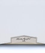 KARL LAGERFELD PARIS Tropez Small Leather Crossbody bag In white