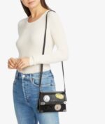 Karl Lagerfeld Paris Marselle Crossbody Bag in black