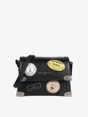 Karl Lagerfeld Paris Marselle Crossbody Bag in black