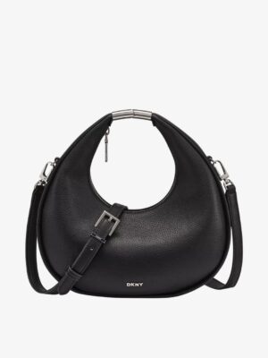 DKNY Margot Crescent Small Crossbody Bag in black