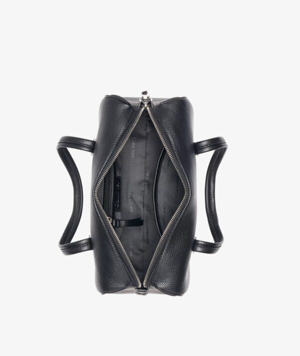 Calvin Klein Rue East-West Top Handle Convertible Satchel in black