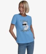 KARL LAGERFELD WOMEN'S SAILOR TSHIRT IN BLUE