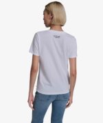 KARL LAGERFELD WOMEN'S FLORAL TSHIRT IN WHITE